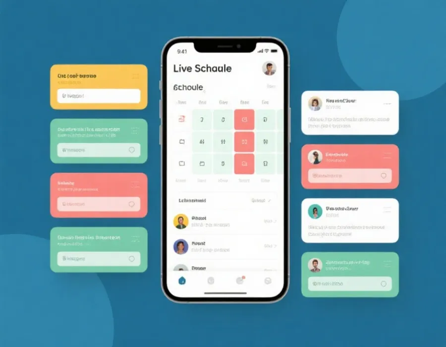 移动端开奖信息浏览示意